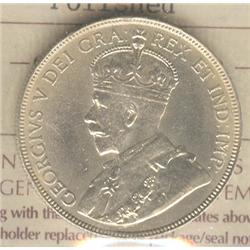 50 Cents 1914, graded ICCS VF-30; Polished.