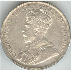 50 Cents 1932, graded ACG EF-40.