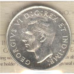 50 Cents 1946, graded ICCS MS-62.