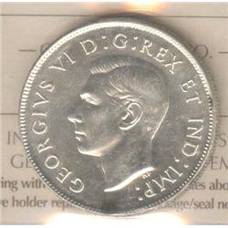 50 Cents 1946, graded ICCS MS-63.