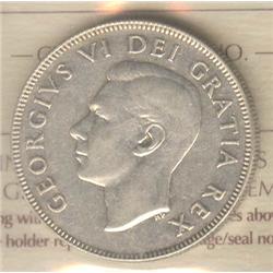 50 Cents 1948, graded ICCS VF-20.