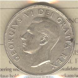 50 Cents 1948, graded ICCS VF-30.