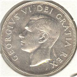 50 Cents 1948, grade MS-60. Nice key date.