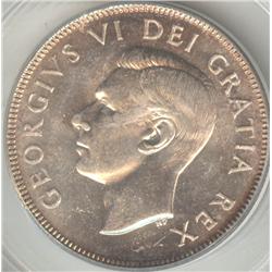 50 Cents 1948, graded PCGS MS-63.