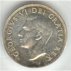 50 Cents 1952, graded ACG MS-63; PL Surfaces.