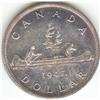 Image 2 : 1947 Dollar, grade AU-50 Maple Leaf, Cleaned, Single HP.