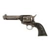 Image 1 : Colt SAA Cal .45 SN:107931 Very nice 1st Gen., blued finish, black checkered hard rubber grips with 