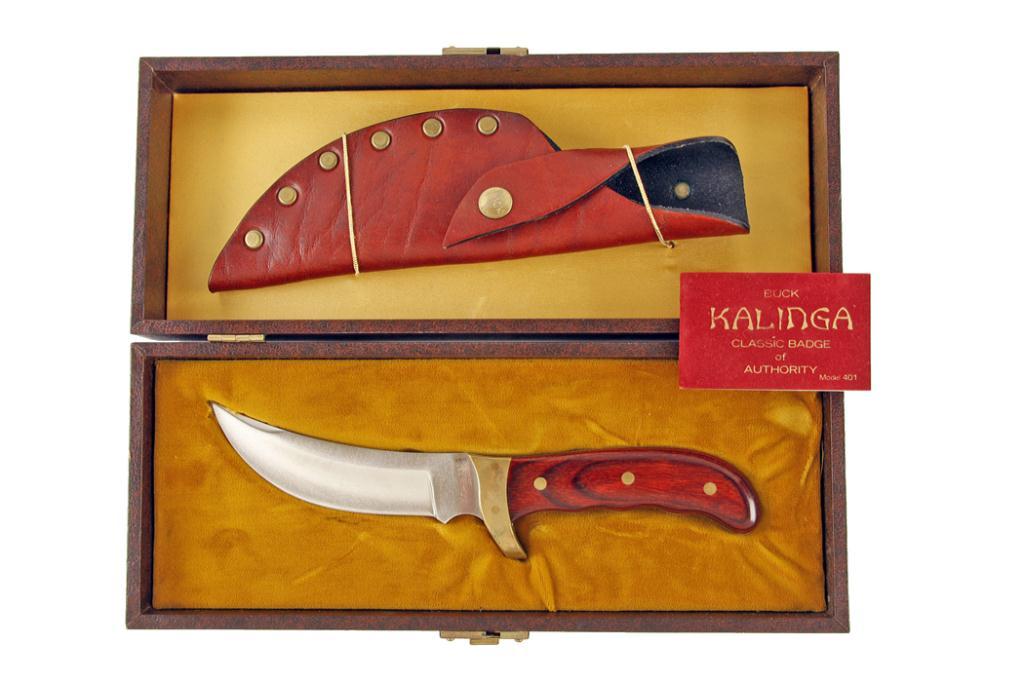 Kalinga, Large Game Buck Knife in Box Kalinga! Ancient symbol of