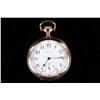 Image 1 : Waltham "Royal" Pocket Watch 17 jewels, SN:14145651, size 16, stem set, gold hinged case. In working