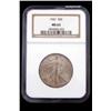 Image 1 : 1941 Walking Liberty Coin Slabbed 1945 50C MS-65 by NGCSlabbed 1945 50C MS-65 by NGC