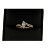14K YG .40Ct Marquee Center Diamond Ring Plus .25Ct T/W side diamonds. Marquee is VVS H color.Plus .