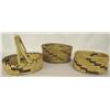 Image 1 : 3 Vintage Papago Baskets