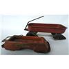 Image 2 : 2 Antique Metal Toy Wagons One Rapid Express