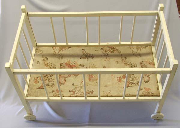 antique doll crib