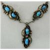 Image 2 : Pawn Navajo Silver Turquoise Necklace