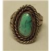 Image 2 : Pawn Navajo Silver Turquoise Ring Size 8