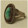 Image 3 : Pawn Navajo Silver Turquoise Ring Size 8