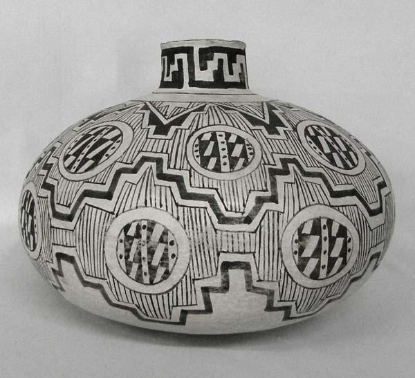Anasazi Black On White Pottery Replication