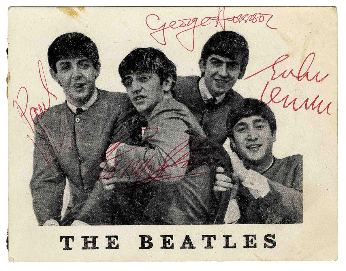 Beatles Signed Photo