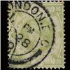Image 1 : 1887 RARE GB 1s Green Used (STM-1566)