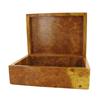 Image 1 : Burl Box Handmade Rare Afzelia  (DEC-291)