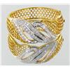 Image 1 : 165ctw Lab Diamond 22k Gold Vermeil Bracelet (JEW-2079)