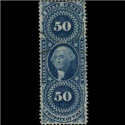 1860s US Revenue Stamp 50c Probate (STM-1510)