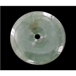 36.85ct Burma Imperial Jadeite Lucky Disc  (JEW-2061)