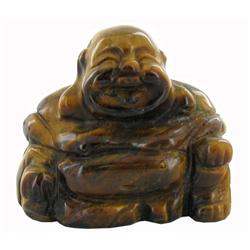 230ct Chinese Handcarved Tiger Eye Buddha (ANT-1017)