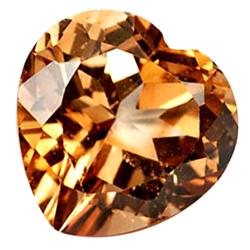 8.03ct Heart Orange Imperial Topaz Appr Est $20k (GEM-27721)