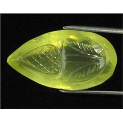 38.4ct Lemon Citrine Carved Appr. Est. $7680 (GEM-20745)