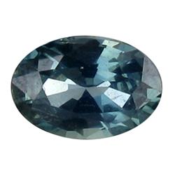 0.67ct Sublime Bluish Green Sapphire Oval Facet (GEM-25828A)