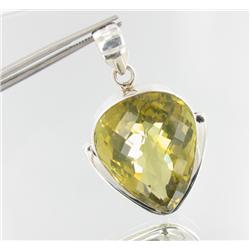119ctw Green Amethyst 925 Sterling Pendant  (JEW-2260)