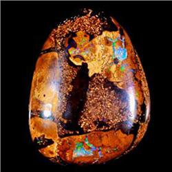 23.23ct Green-Blue Yowah Pattern Boulder Opal  (GEM-27991)
