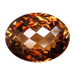 31ct Peach Imperial Champagne Topaz Appr Est $62k (GEM-28126)