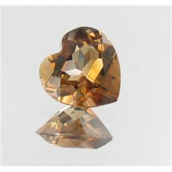5.42ct Heart Orange Imperial Topaz Appr Est $14k (GEM-27744)