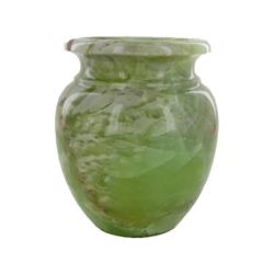 Rare Green Thai Jade Vase (DEC-407)