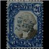 Image 1 : 1870s US Revenue Stamp 20c Rare Color (STM-1401)