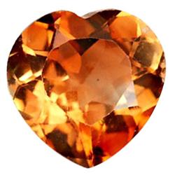 3.60ct Heart Orange Imperial Topaz Appr Est $9k (GEM-27734)