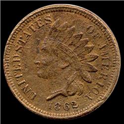 1862 Indian Cent Higher Grade (COI-7450)