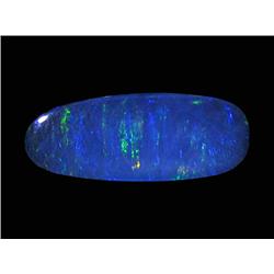 2.47ct Australian Black Opal Doublet Full Fire (GEM-22633B)