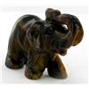 Image 2 : 18ct Handcarved Tiger Eye Elephant (ANT-1075)