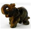 Image 3 : 18ct Handcarved Tiger Eye Elephant (ANT-1075)