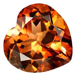 6.97ct Heart Orange Imperial Topaz Appr Est $17k (GEM-27722)