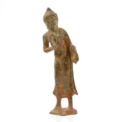 Antique Very Old 1800 Thai Standing Buddha (ANT-246)
