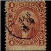 Image 1 : 1860s US Revenue Stamp 1c Proprietary (STM-1461)