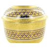 Image 2 : New 24k Heavy Gilded Ornate Benjarong Lidded Bowl (CLB-644)