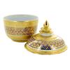 Image 3 : New 24k Heavy Gilded Ornate Benjarong Lidded Bowl (CLB-644)