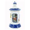 Image 1 : Vintage Chinese Rotating Porcelain Snuff Bottle (ANT-1004)