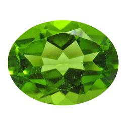 2.80 ct Natural Lustrous Oval Green Peridot (GMR-1058)